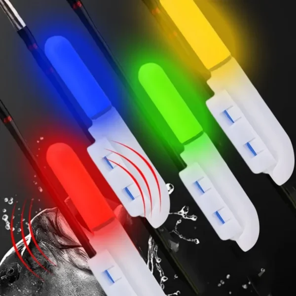 1/5pcs Color Glow Stick Bite Alarm Detachable LED Fishing Rod Light Stick Luminous Waterproof for Night Fishing Accessorie