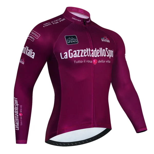 2023 Tour De Italy D'ITALIA Cycling Jersey Premium Anti-UV Long Sleeve Sweatshirt Cycling Suit Autumn Quick-Dry Racing Uniform