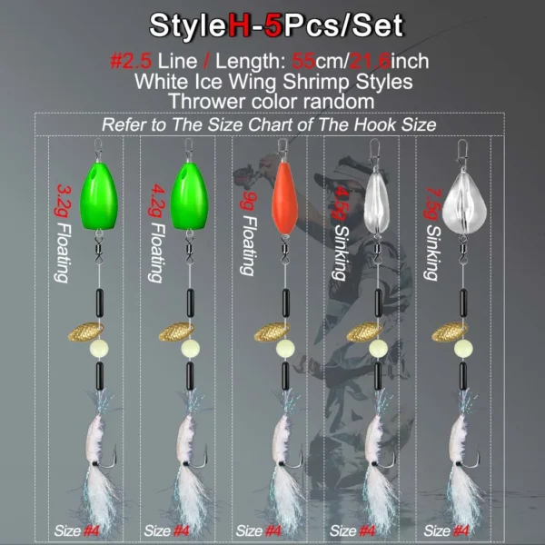 5Pcs/1Set Flies Spinners Spoon Bait Metal Fishing Jigs Lure Spinnerbait Bait Artificial Lure Crankbaits Fishing