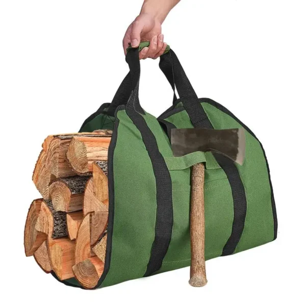 Sd5244b195e834b988e3532456e35b40du.webp Transport Heavy Duty Log Storage Bag Carrying Fireplace Universal Wood Carrier Indoor Outdoor Firewood Tote Large Capacity