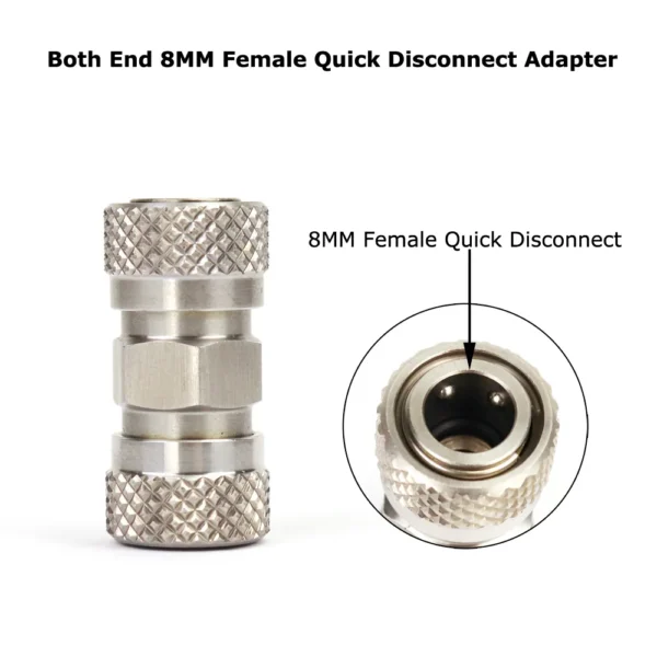 AIR CO2 Foster Quick Disconnect Male/Female Adaptor Fill Nipple Blind Plug | Thread 1/8NPT&1/8BSP&M10*1
