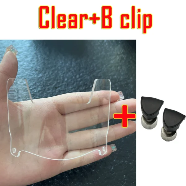 Display Mini Size Football Visor with Clip Unable to wear Mini Football Helmet Visor Insert for Collectors and Builders