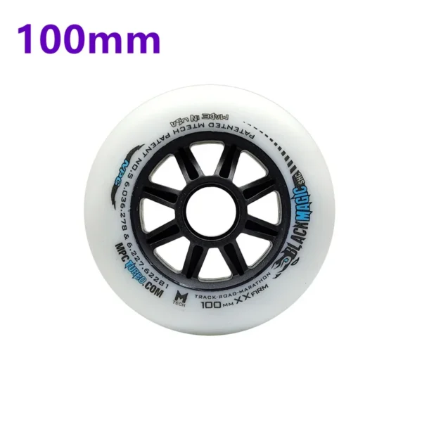 2 Pieces High Elastic MPC Black Magic XXFirm 100mm 110mm Speed Skates Wheel 100 110 86A PU Inline Speed Race Roller Tires Ruedas