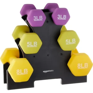 Se8efc72223544fcdbd589bfbbc53b7c6p-1.webp Neoprene Coated Hexagon Workout Dumbbell Hand Weight Set