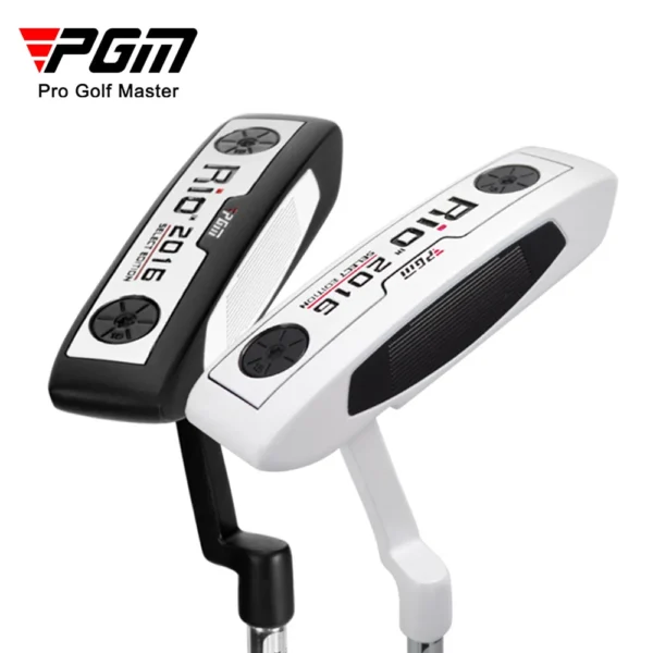 PGM golf Clubs RIO Men Women Right Hand Putter Stainless Steel Zinc Alloy Black White for Beginer Putting Training TUG002