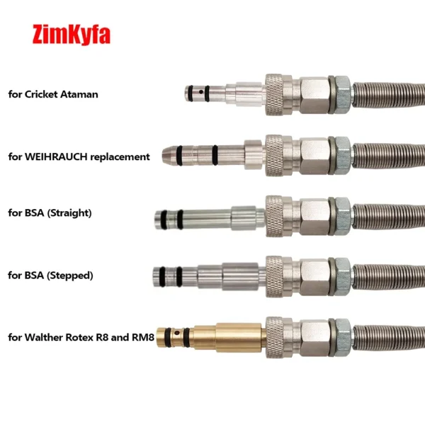 Sedbbfabb7b68446cbad0dab9c12a5dc1h.webp Scuba G5/8" DIN 232/300 BAR Fill Station Adapter for FX Hatsan SMK BSA,Cricket Ataman,Walther Rotex R8,WEIHRAUCH Refill Charging