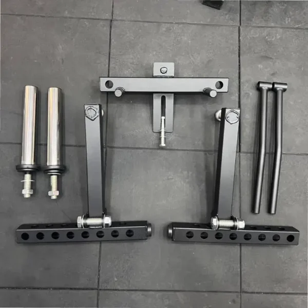 Universal Size, Side Arm Elevation, Chest Clamp Trainer Arm Extension Free Weight, Lateral Direction, Arm Extension