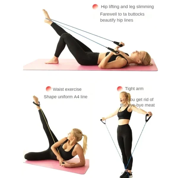 Resistance Bands With Handles Exercise Workout For Men Women Strength Training Equipment At Home 5 Levels Tube Band Pull Rope