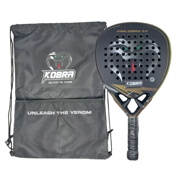 Paddle 12K 18K Unleash The Venom Kobra Aggressive Venom PRO Carbon Fiber Professional Beach Tennis Racket Revenge