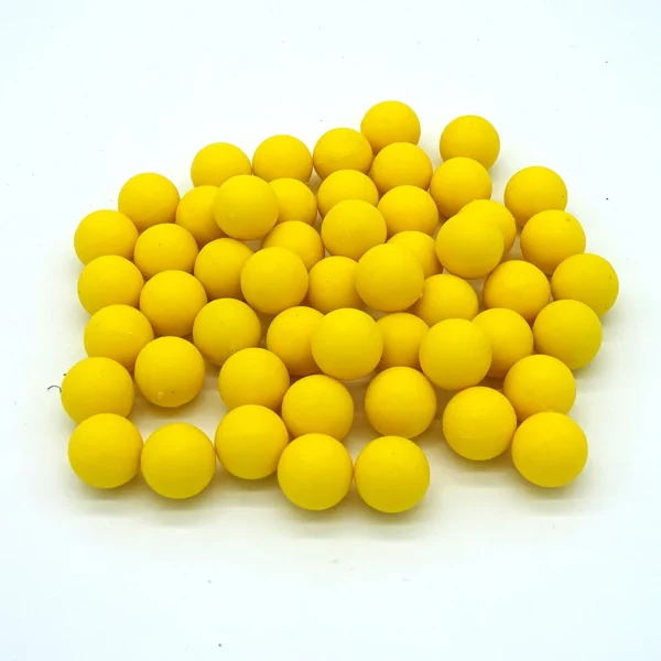 100ct .68 Cal Paintballs for Reusable Training and Self Defense Balls .68 Caliber Ammo Rubber Projectile Fit Byrna SD/T4E HDR