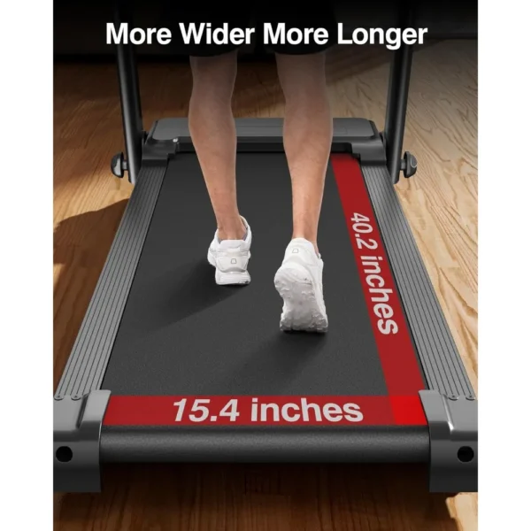 Sf188f78d1f974b1d9cf4794e49ad23a7Z.webp Treadmills for Home, 3.0HP Quiet Brushless Folding Treadmill with Heart Rate Sensor, Dual Cushion System, 300lbs Weight Capacity