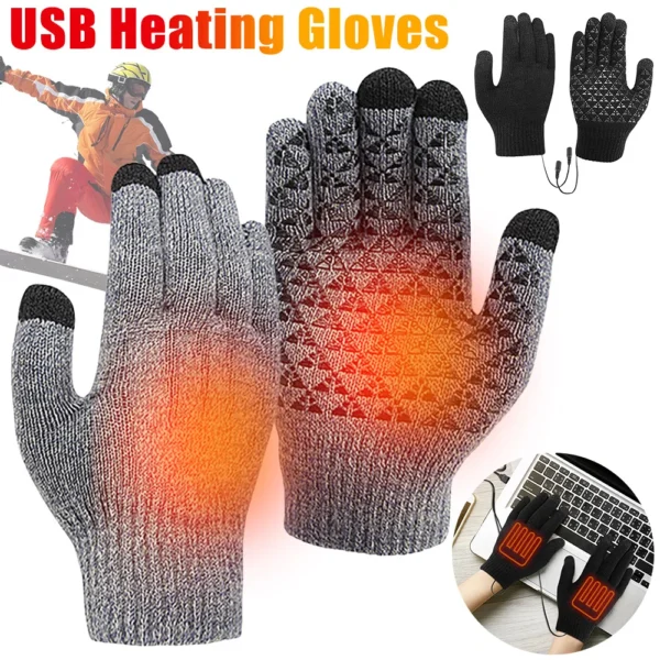 Sf1a77647291244ea953caf215b75f54aZ.webp Motorcycle Bicycle Gloves USB Heating Gloves Touch Screen Winter Snowboard Gloves for Backpacking Mountaineering Riding Camping