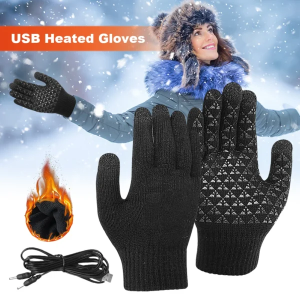 Sf31bbe321e6349fc8da68d0af156e90fP.webp Motorcycle Bicycle Gloves USB Heating Gloves Touch Screen Winter Snowboard Gloves for Backpacking Mountaineering Riding Camping