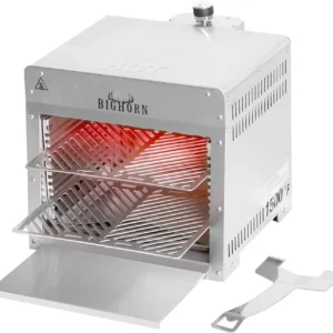 Portable Infrared Broiler Propane Gas Grill, 1500 Degree Stainless Steel Tabletop Quick Cooking Steak Grill