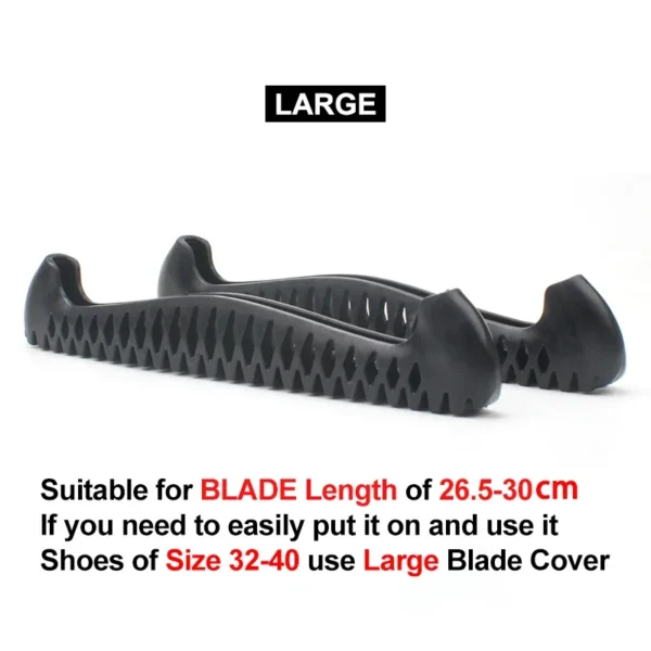 TPU Ice Skating Figure Skate Blade Cover Ice Skate Hockey Skates Adjustable Protective Prevent Puncture Scalable Blade Sleeve