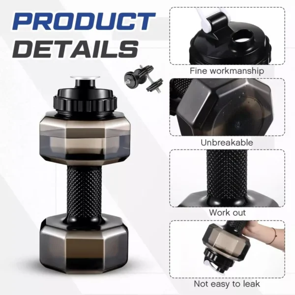 Water Dumbbell Kettle Adjustable Weight Arm Strength Training Outdoor Sport Fitness Cycling Exercise Accessories Home Gym Sport