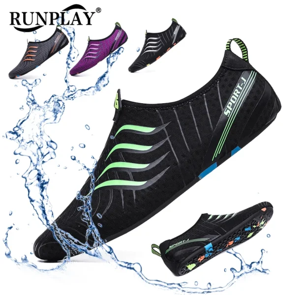 Unisex Beach Water Shoes Men Quick-Dry Swimming Aqua Shoes Light Sports Upstream Sandals Barefoot Diving Fishing Surfing Sneaker