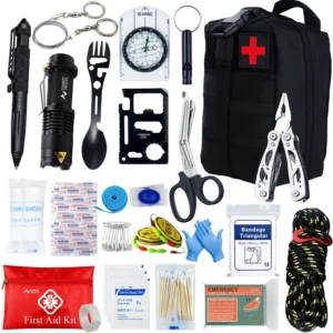 Survival First Aid Kit Survival Military Full Set Molle Outdoor Gear Emergency Kits Trauma Bag Camping Hiking IFAK Adventures