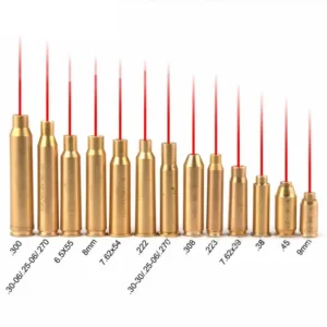 Tactical Red Laser Bore Sighter For 9MM 7.62x39MM 7MM 223REM 8MM 7.62x54MM Hunting Laser Collimator With Battery AQB135