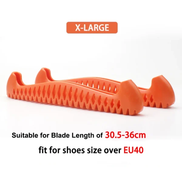 TPU Ice Skating Figure Skate Blade Cover Ice Skate Hockey Skates Adjustable Protective Prevent Puncture Scalable Blade Sleeve