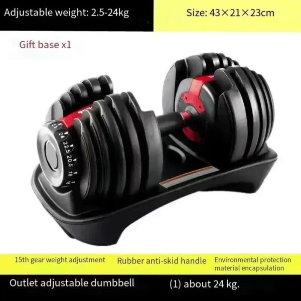Dumbbell  24kg 40kg Custom Gym Fitness Adjustable Dumbbells for Sale Cheap Mainland China  Fitness Equipment