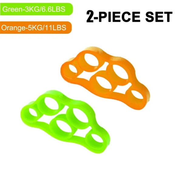 Silicone Finger Gripper Gym Hand Grip Resistance Band Wrist Stretcher Elastic Five Finger Expander Strength Trainer Exercise