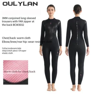 3mm Neoprene Diving Suit For Men Women Quick Drying Surfing Suit Wetsuit Full Snorkeling Scuba Diving Suits One Piece