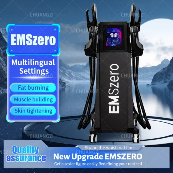 Professional EMS Body Sculpt Machine 15 Tesla Emszero Electromagnetic stimulate Body Slimming Machines Muscle Build