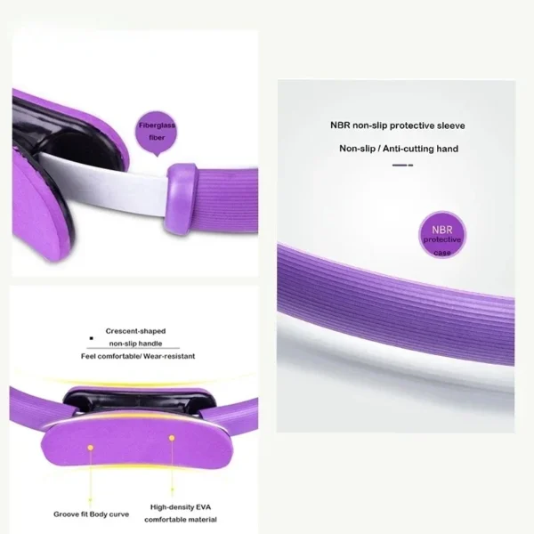 Yoga Fitness Ring Circle Pilates Women Girl Exercise Home Resistance Elasticity Yoga Ring Circle Gym Workout Pilates Accessories