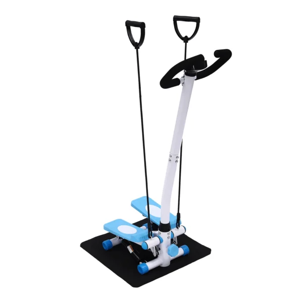 Sf43809ac97234fc3a1defab1949d7abbV.webp Fitness Stepper With Handlebars, Adjustable Height Hydraulic Stair Steppers with Resistance Band, Loading 150kg/330lbs