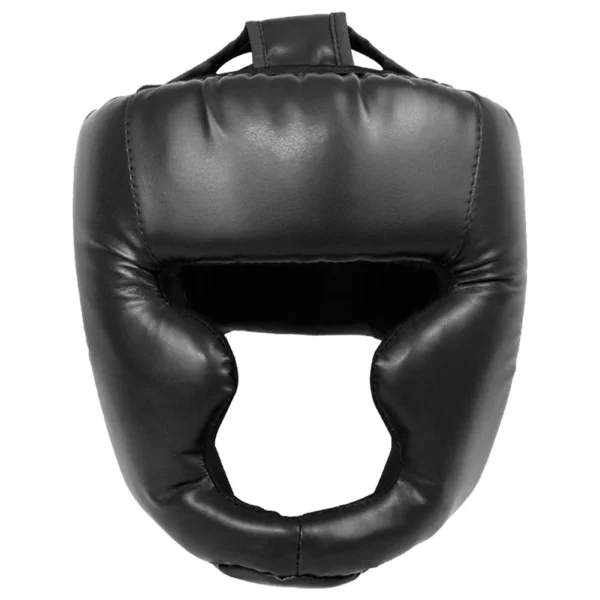 Kick Boxing Helmet Full-Covered Thickened Boxing Head Guard PU Leather Boxing Protective Gear Training Guard for Adult Kids