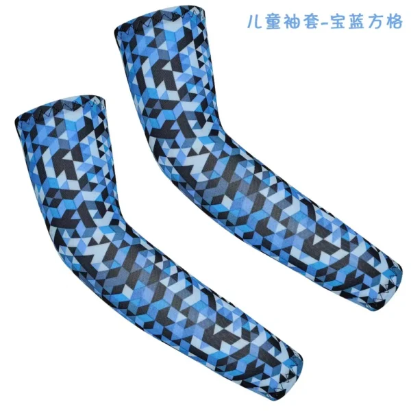 S3acaddbdf140428b93fbd0c0aad124acu.webp 1Pair Arm Sleeves for Kids UV Sun Protection Sleeves Compression Sleeves Cooling Arm Cover Boys Girls Outdoor Sports