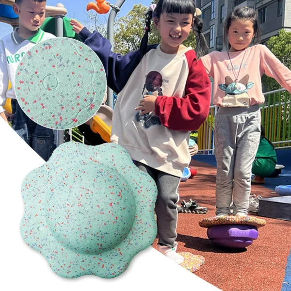 Children's Balance Training Foam Step Sensory Tube Assisted Outdoor Games Stacking Stones Flower Balance Sports Baby Toys Gifts