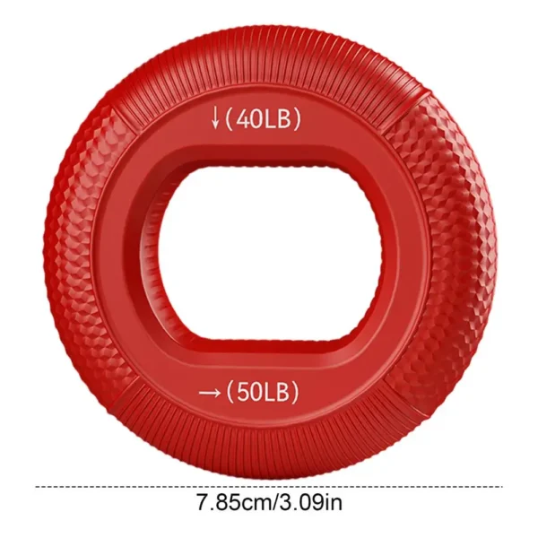 Silicone finger grip ring, two-way adjustable grip ring, hand muscle strengthening, wrist finger trainer, fitness equipment