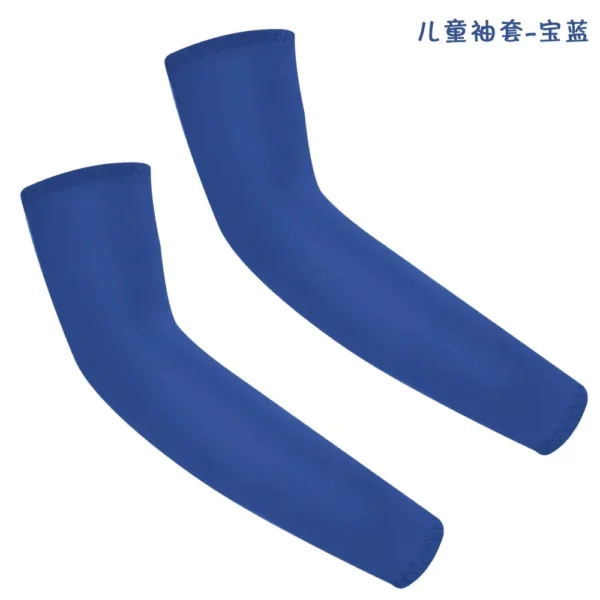 S668152b133544004acf06c049da51556j.webp 1Pair Arm Sleeves for Kids UV Sun Protection Sleeves Compression Sleeves Cooling Arm Cover Boys Girls Outdoor Sports