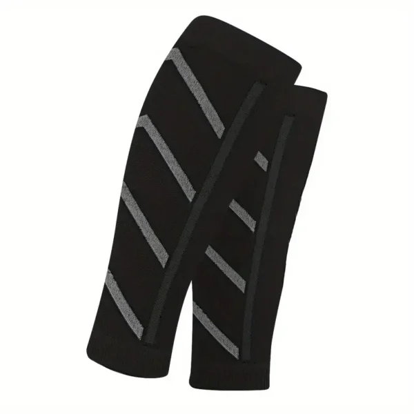 1 Pair Compression Calf Sleeves Breathable Nylon Blend Supportive Design for Running Yoga Cycling Calf Compression Sleeve