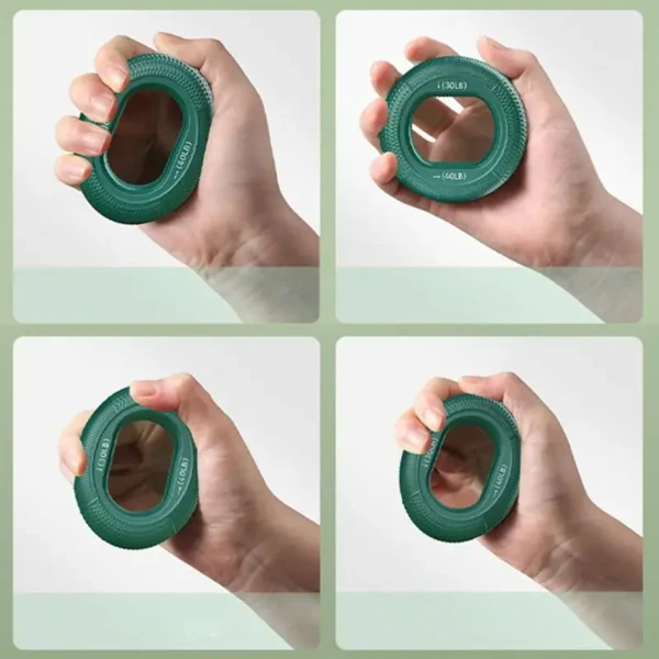 Silicone finger grip ring, two-way adjustable grip ring, hand muscle strengthening, wrist finger trainer, fitness equipment
