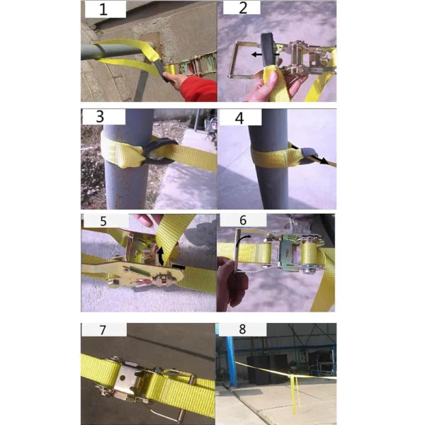 10*0.5m Outdoor Extreme Sports Slackline New Style Thickening Soft Rope Fitness Balance Rope Fitness Balance Rope