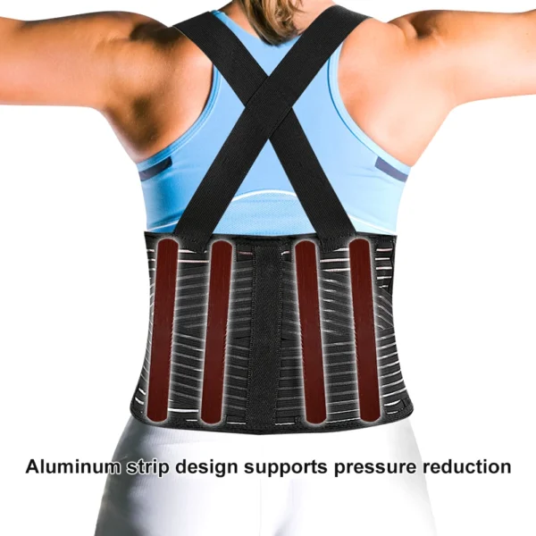 Back Brace Lower Lumbar Support for Heavy Lifting - Lower Back Support Belt - Adjustable Back Belt for Workout,Waist Pain Relief