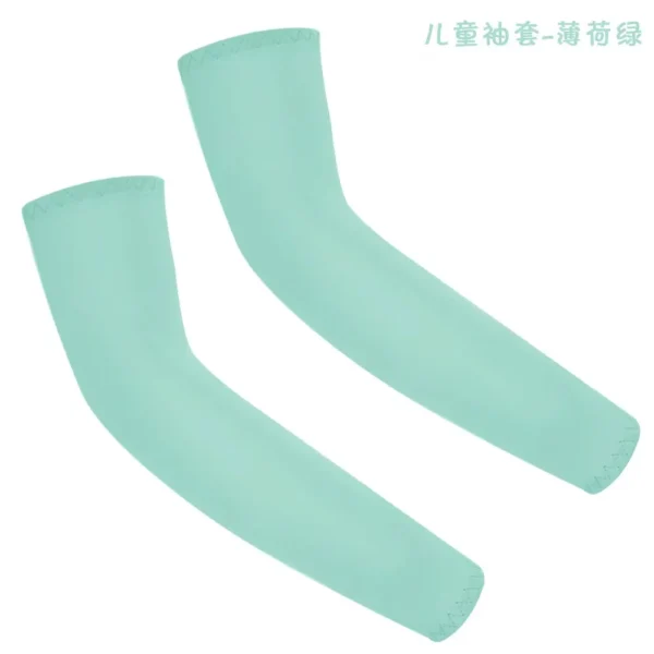 Sbca3350000144c15986d66b3d6592821I.webp 1Pair Arm Sleeves for Kids UV Sun Protection Sleeves Compression Sleeves Cooling Arm Cover Boys Girls Outdoor Sports