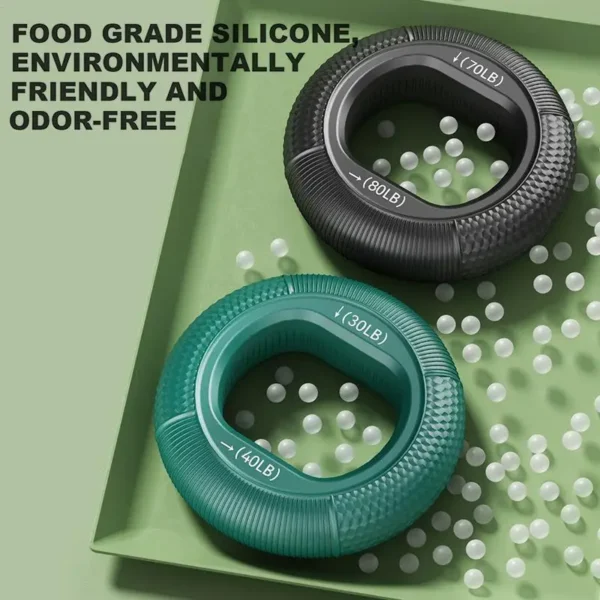 Silicone finger grip ring, two-way adjustable grip ring, hand muscle strengthening, wrist finger trainer, fitness equipment