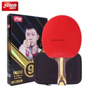 DHS 9 Star 9002 9006 Table Tennis Racket Professional 5 Wood 2 ALC Offensive Ping Pong Racket with Hurricane Sticky Rubber