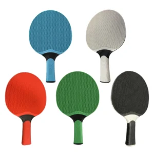 Rubber Table Tennis Rackets PingPong Paddle Training Table Tennis Bat Table Tennis Accessorys for Indoor Outdoor Game