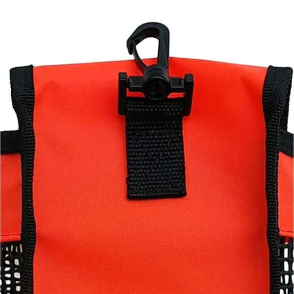 H0c6c027ab88d460883fda623c4208e35n.webp Scuba Diving Reel Bolt Snap & SMB Safety Marker Buoy Mesh Gear Bag Equipment Holder Carry Pouch - Choice of Colors