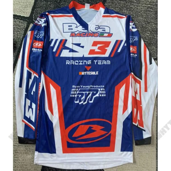 2022 moto mtb enduro motocross Jeresy mx bmx mtb Downhill Jersey Off road speed long motorcycle dh Cycling Jersey hombre