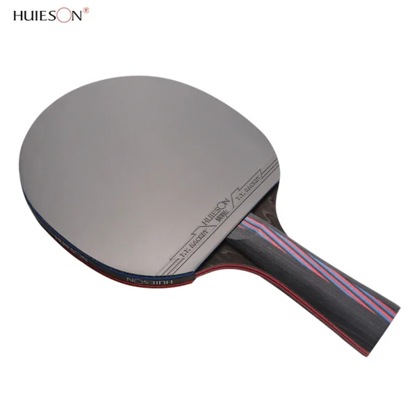 H57f326e502a04ea2a08977caf44dc8c6f.webp Huieson Carbon Fiber Table Tennis Racket Blade Double Face Pimples-in Racket Rubber Ping Pong Paddle for Senior Players