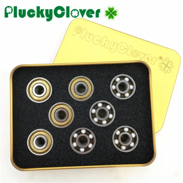 H9f1eba9832524a2f943415bf17bee41aG.webp 16pc Quad Skate Bearing 627 with 6 outwards Ceramic balls Artistic skate roller Quad hockey skates Bearing 627 Art skate Bearing