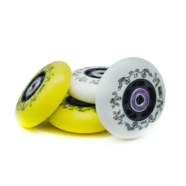 8pcs 90A 72mm 76mm 80mm roller skates wheel inline slide wheels asphalt ruedas roller skating tyre rodas SEBA ILQ11 Fast Ship608