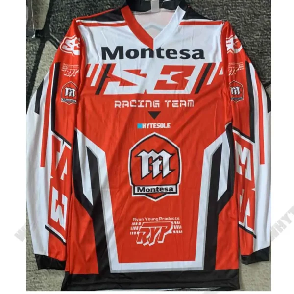 2022 moto mtb enduro motocross Jeresy mx bmx mtb Downhill Jersey Off road speed long motorcycle dh Cycling Jersey hombre