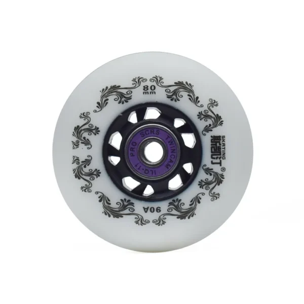 8pcs 90A 72mm 76mm 80mm roller skates wheel inline slide wheels asphalt ruedas roller skating tyre rodas SEBA ILQ11 Fast Ship608